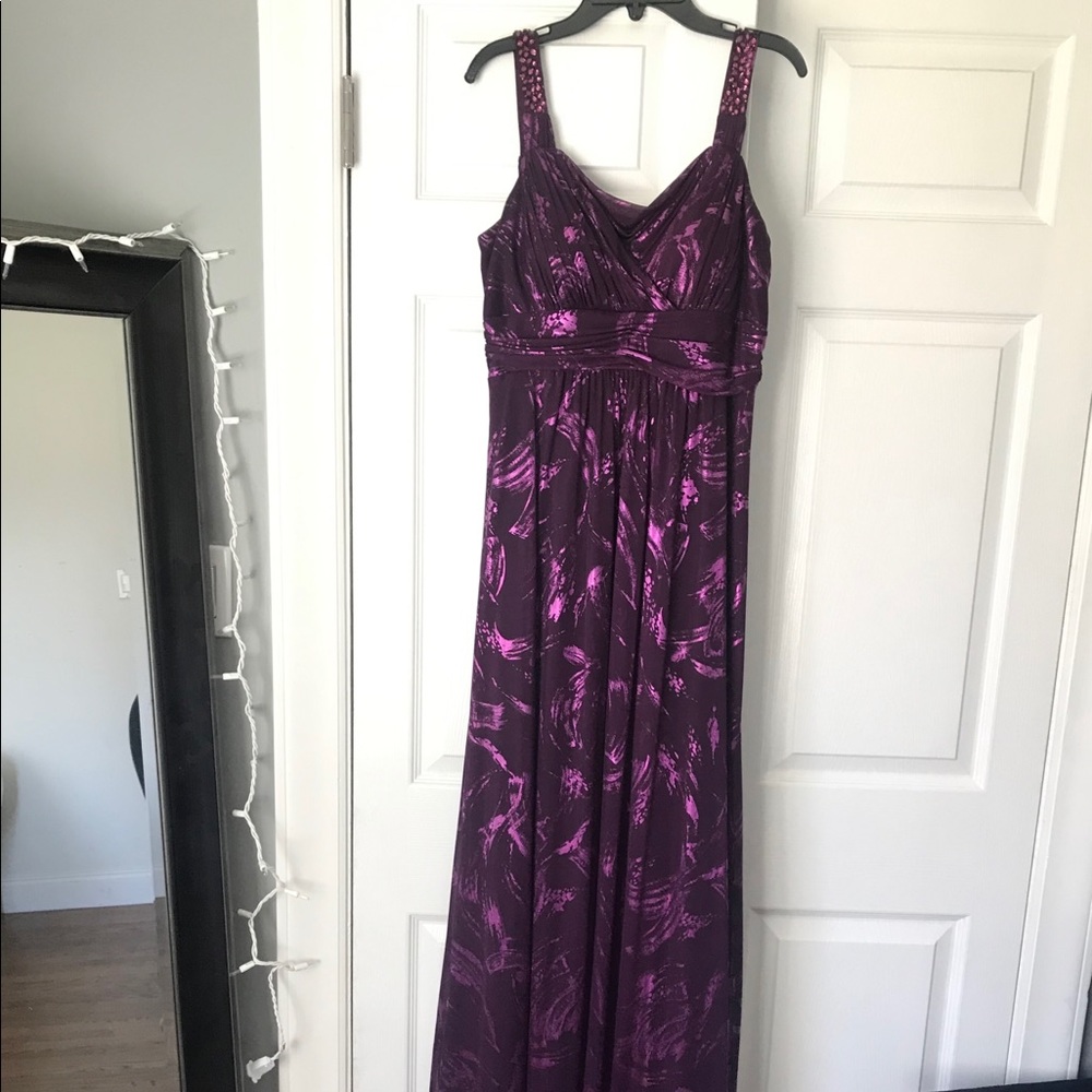 Dark Purple Evening Gown Prom Dress